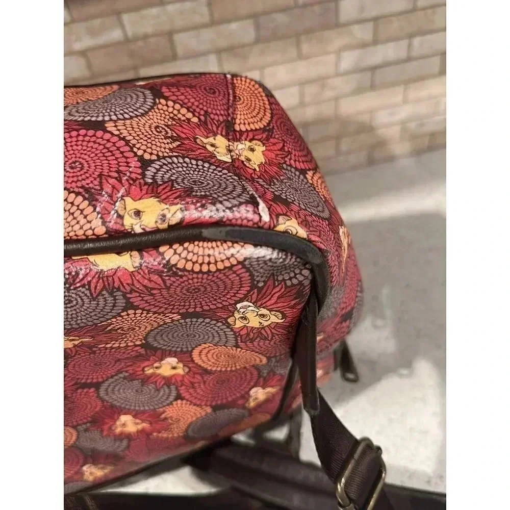 Disney Loungefly Backpack Lion‎ King African Floral - Simba  b3